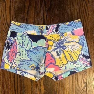 Lily Pulitzer Women’s Floral shorts. Size 0.